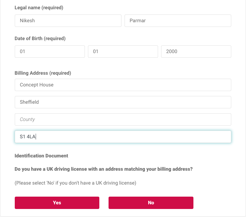 bitstamp does my id address have to match my proof of residence address