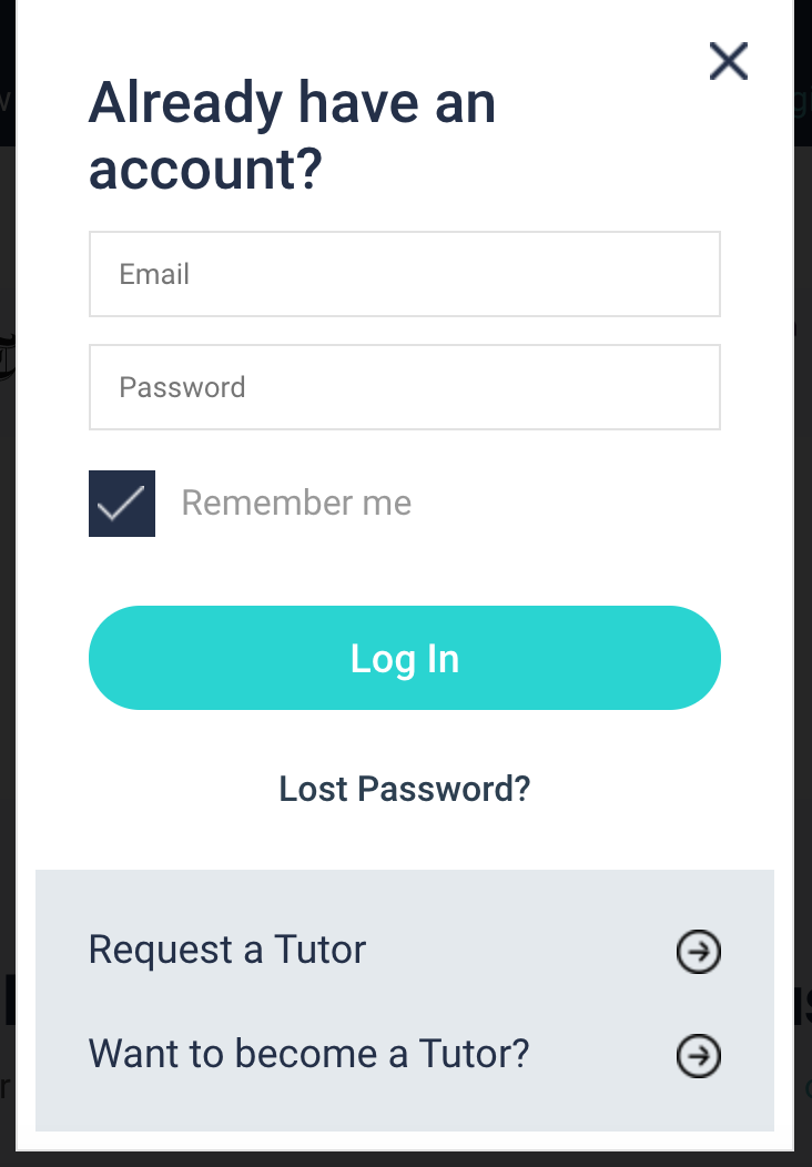 Tutorful Login